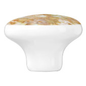 Falln-Gold-Rippled-Marmor Keramikknauf (Seitenansicht)