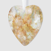 Falln-Gold-Rippled-Marmor Ornament (Vorderseite)