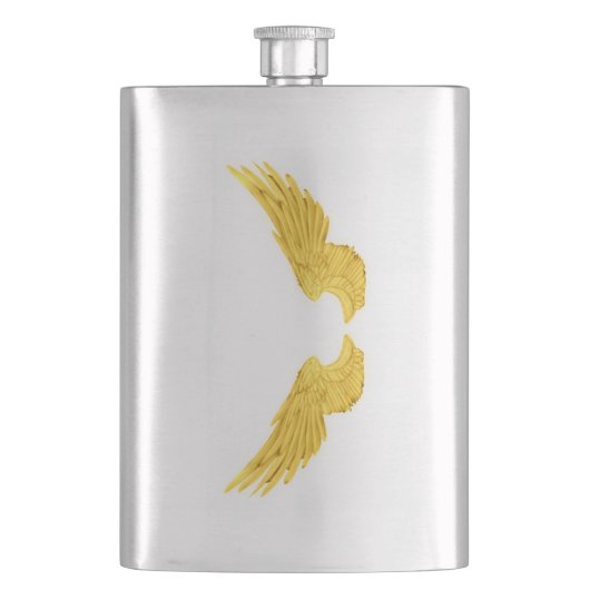 Falln Golden Angel Wings Flachmann (Vorderseite)
