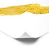 Falln Golden Angel Wings Fotodruck (Ecke)