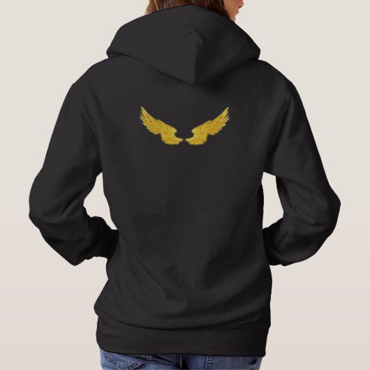Falln Golden Angel Wings Hoodie (Rückseite)