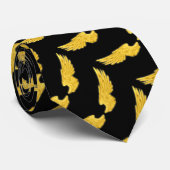 Falln Golden Angel Wings Krawatte (Gerollt)