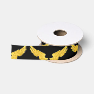 Falln Golden Angel Wings Satinband