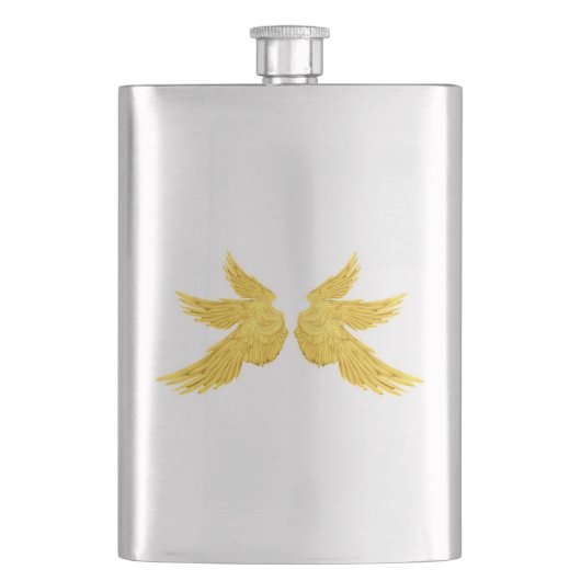 Falln Golden Archangel Wings Flachmann (Vorderseite)