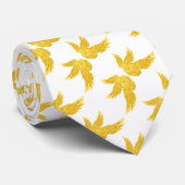 Falln Golden Archangel Wings Krawatte (Gerollt)