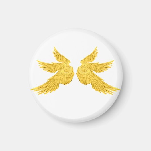 Falln Golden Archangel Wings Magnet (Vorne)