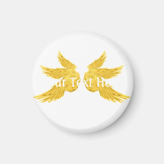 Falln Golden Archangel Wings Magnet (Vorne)
