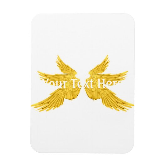 Falln Golden Archangel Wings Magnet (Vertikal)