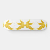 Falln Golden Archangel Wings Skateboard (Horizontal)