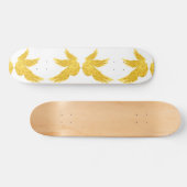 Falln Golden Archangel Wings Skateboard (Horizontal)