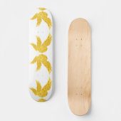 Falln Golden Archangel Wings Skateboard (Vorderseite)