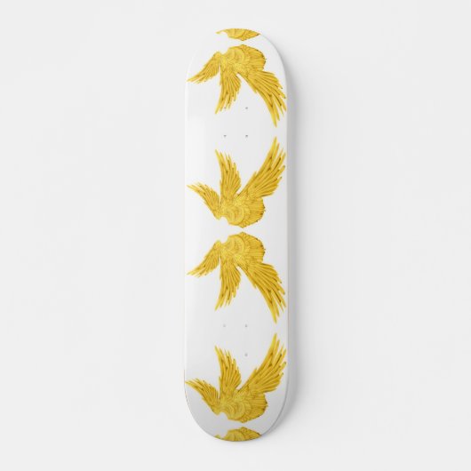 Falln Golden Archangel Wings Skateboard (Vorne)