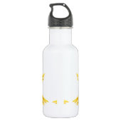 Falln Golden Archangel Wings Trinkflasche (Rückseite)