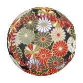 Falln Golden Chrysanthemums Baseball (Vorderseite Links)