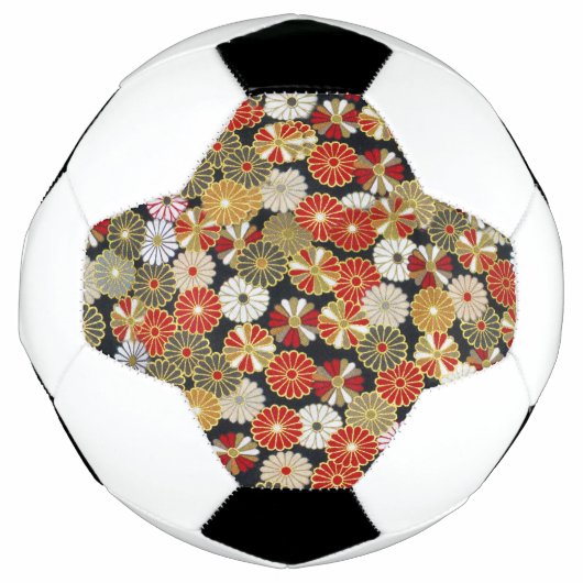 Falln Golden Chrysanthemums Fußball (Vorderseite)