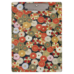 Falln Golden Chrysanthemums Klemmbrett