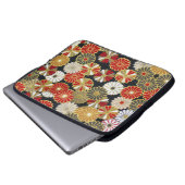 Falln Golden Chrysanthemums Laptopschutzhülle (Vorne Knopf)