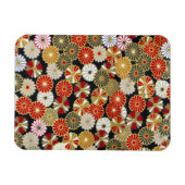 Falln Golden Chrysanthemums Magnet (Horizontal)