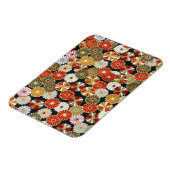 Falln Golden Chrysanthemums Magnet (Linke Seite)