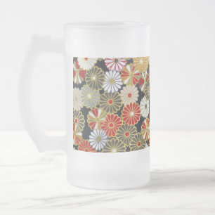Falln Golden Chrysanthemums Mattglas Bierglas