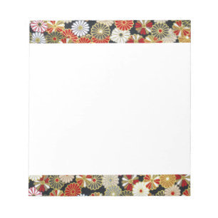 Falln Golden Chrysanthemums Notizblock