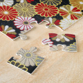 Falln Golden Chrysanthemums Puzzle (Seite)