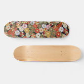 Falln Golden Chrysanthemums Skateboard (Horizontal)