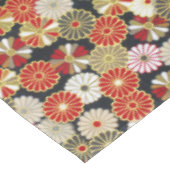 Falln goldene Chrysanthemen Tischdecke (Schrägansicht)