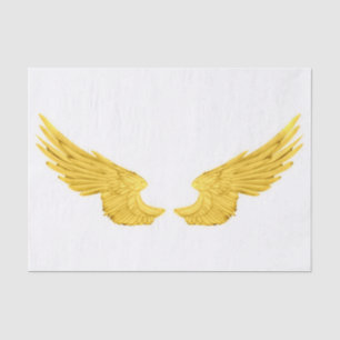 Falln goldene Engels-Flügel Seidenpapier