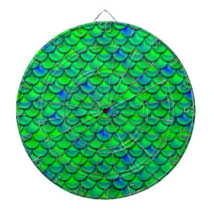 Falln Green Blue Scales Dartscheibe