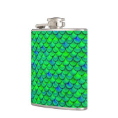 Falln Green Blue Scales Flachmann (Links)
