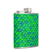 Falln Green Blue Scales Flachmann (Rechts)