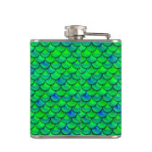 Falln Green Blue Scales Flachmann (Rückseite)