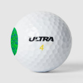 Falln Green Blue Scales Golfball (Logo)