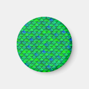 Falln Green Blue Scales Magnet