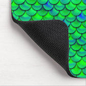 Falln Green Blue Scales Mousepad (Ecke)