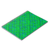 Falln Green Blue Scales Notizblock (Linke Seite)