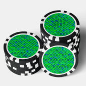 Falln Green Blue Scales Pokerchips (Stapel)