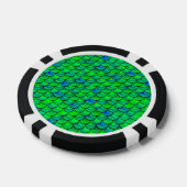 Falln Green Blue Scales Pokerchips (Einzeln)