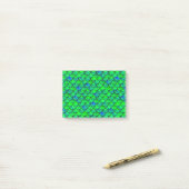 Falln Green Blue Scales Post-it Klebezettel (Auf Schreibtisch)