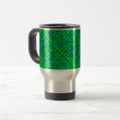 Falln Green Blue Scales Reisebecher (Vorderseite Links)