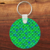 Falln Green Blue Scales Schlüsselanhänger (Vorderseite)