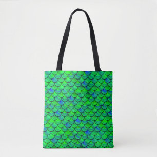 Falln Green Blue Scales Tasche