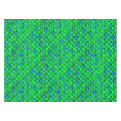 Falln Green Blue Scales Tischdecke (Vorderseite (Horizontal))