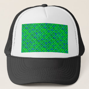 Falln Green Blue Scales Truckerkappe