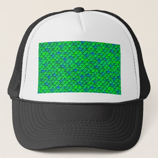 Falln Green Blue Scales Truckerkappe (Vorderseite)