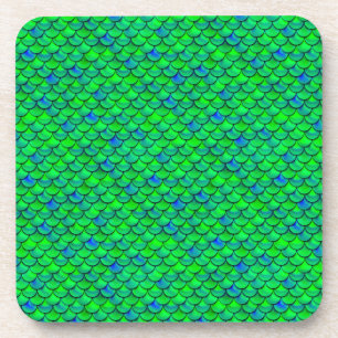 Falln Green Blue Scales Untersetzer