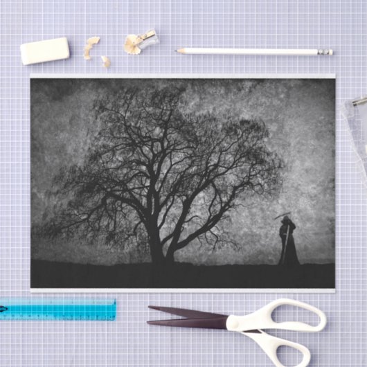 Falln grimmiger Sensenmann-ursprüngliche Seidenpapier (Handwerk)