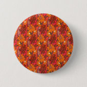 Falln Groovy Blume Button (Vorderseite)