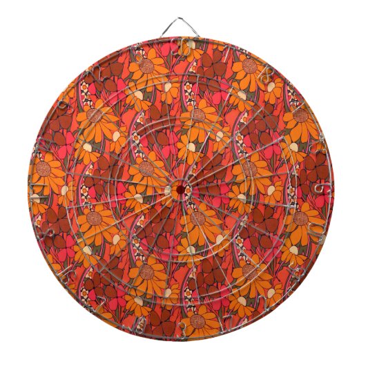 Falln Groovy Blume Dartscheibe (vorne)